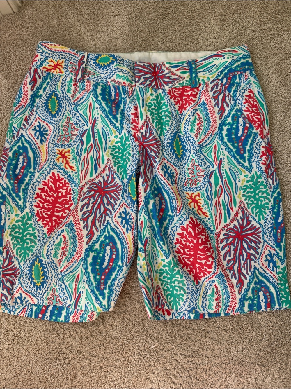 Lilly Pulitzer Chipper Bermuda Shorts 6